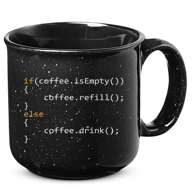 Funny Programmer Coffee Gift For Coders 15oz Campfire Ceramic Mug