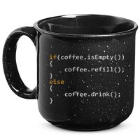 Funny Programmer Coffee Gift For Coders 15oz Campfire Ceramic Mug