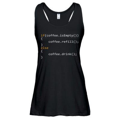 Funny Programmer Coffee Gift For Coders Ladies Essential Flowy Tank