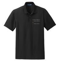 Funny Programmer Coffee Gift For Coders Dry Zone Grid Polo