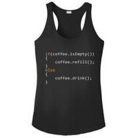 Funny Programmer Coffee Gift For Coders Ladies PosiCharge Competitor Racerback Tank