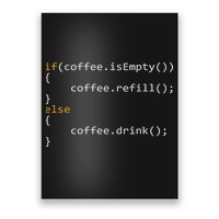 Funny Programmer Coffee Gift For Coders Poster