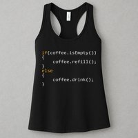 Funny Programmer Coffee Gift For Coders Womens Tank Top