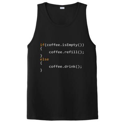 Funny Programmer Coffee Gift For Coders PosiCharge Competitor Tank