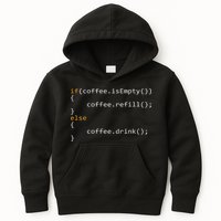 Funny Programmer Coffee Gift For Coders Kids Hoodie