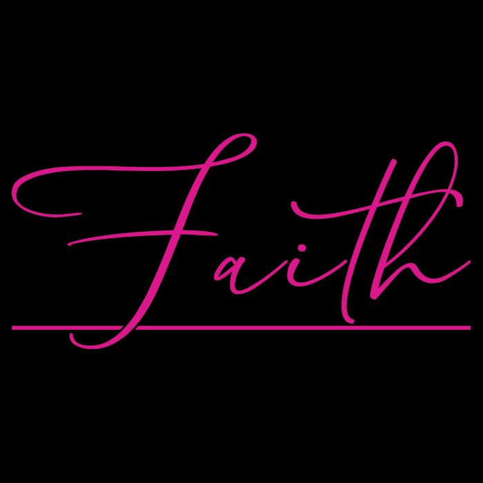 Faith Pink Christian 16 in Basic Backpack