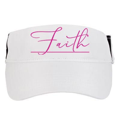 Faith Pink Christian Adult Drive Performance Visor