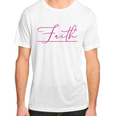 Faith Pink Christian Adult ChromaSoft Performance T-Shirt