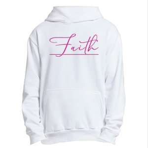 Faith Pink Christian Urban Pullover Hoodie