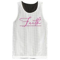 Faith Pink Christian Mesh Reversible Basketball Jersey Tank