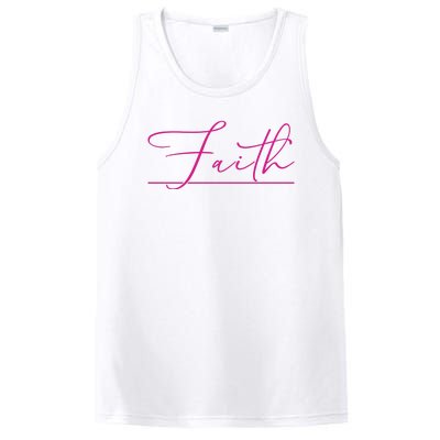 Faith Pink Christian PosiCharge Competitor Tank