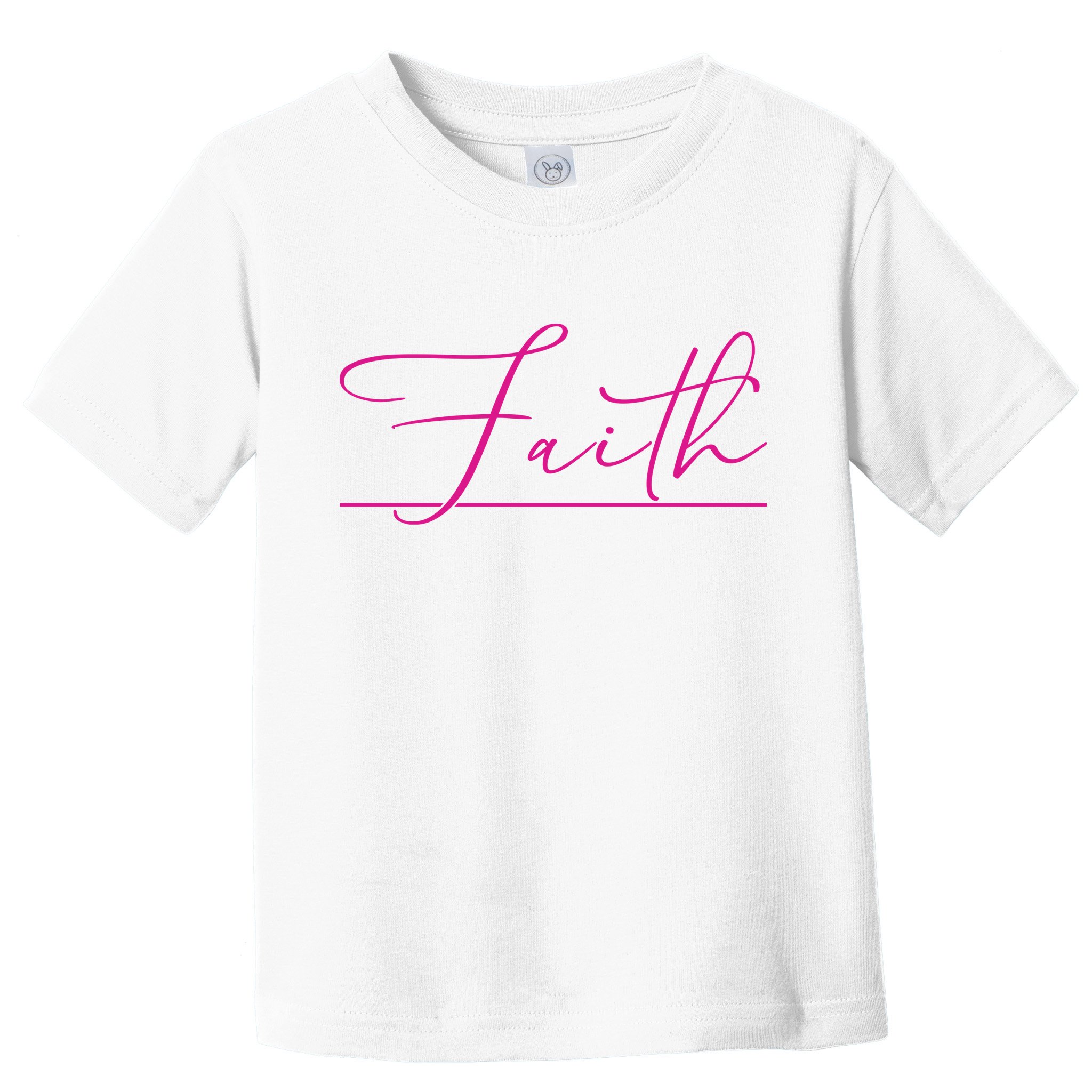 Faith Pink Christian Toddler T-Shirt
