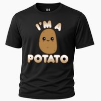 Funny Potato Costume Cute Kawaii Style Smiling I'm A Potato Gift Cooling Performance Crew T-Shirt
