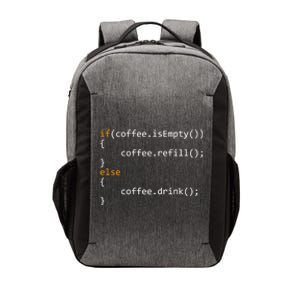 Funny Programmer Coffee Gift For Coders Gift Vector Backpack