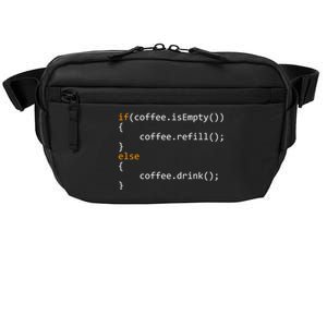 Funny Programmer Coffee Gift For Coders Gift Crossbody Pack