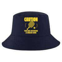 Funny Pickleball Caution You Are Entering Smash Zone Cool Comfort Performance Bucket Hat