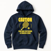 Funny Pickleball Caution You Are Entering Smash Zone Hoodie