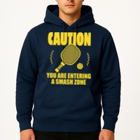 Funny Pickleball Caution You Are Entering Smash Zone Hoodie