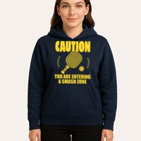 Funny Pickleball Caution You Are Entering Smash Zone Hoodie