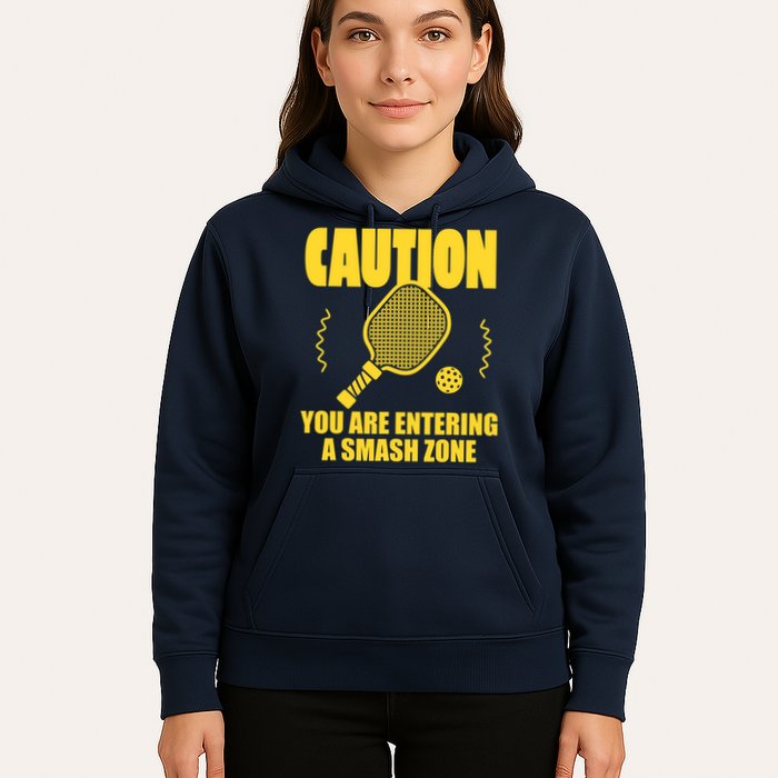 Funny Pickleball Caution You Are Entering Smash Zone Hoodie