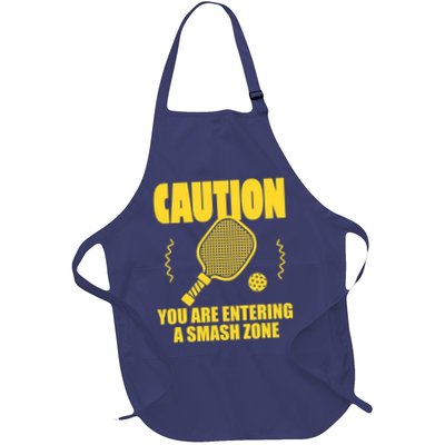Funny Pickleball Caution You Are Entering Smash Zone Apron