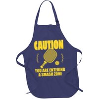 Funny Pickleball Caution You Are Entering Smash Zone Apron