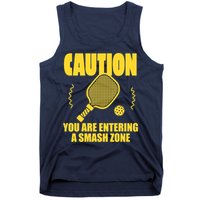 Funny Pickleball Caution You Are Entering Smash Zone Tank Top
