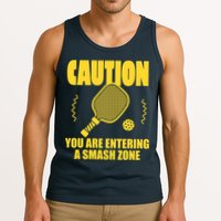 Funny Pickleball Caution You Are Entering Smash Zone Tank Top