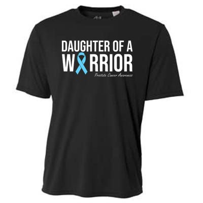 Family Prostate Cancer Awareness Light Blue Daughter Warrior Cooling Performance Crew T-Shirt