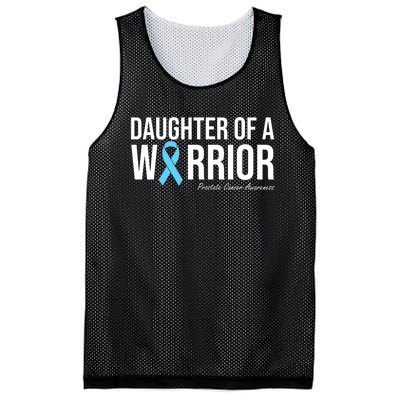 Family Prostate Cancer Awareness Light Blue Daughter Warrior Mesh Reversible Basketball Jersey Tank