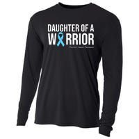 Family Prostate Cancer Awareness Light Blue Daughter Warrior Cooling Performance Long Sleeve Crew