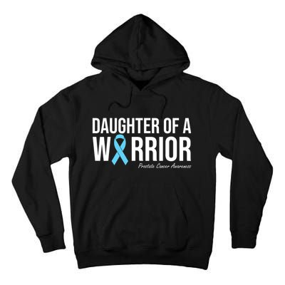 Family Prostate Cancer Awareness Light Blue Daughter Warrior Tall Hoodie