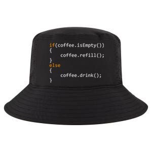 Funny Programmer Coffee Gift For Coders Gift Cool Comfort Performance Bucket Hat