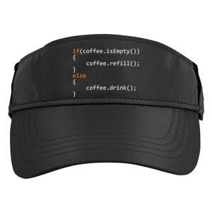 Funny Programmer Coffee Gift For Coders Gift Adult Drive Performance Visor