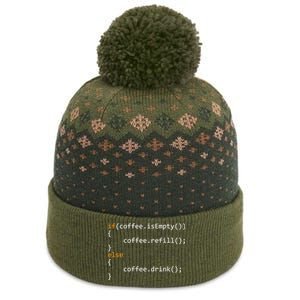 Funny Programmer Coffee Gift For Coders Gift The Baniff Cuffed Pom Beanie