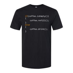 Funny Programmer Coffee Gift For Coders Gift Softstyle CVC T-Shirt