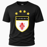 Florence Pocket Coat Of Arms National Pride Flag Cooling Performance Crew T-Shirt