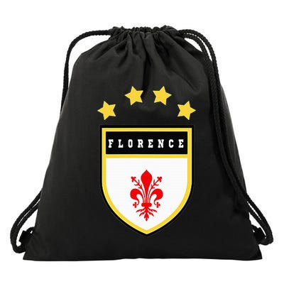 Florence Pocket Coat Of Arms National Pride Flag Drawstring Bag