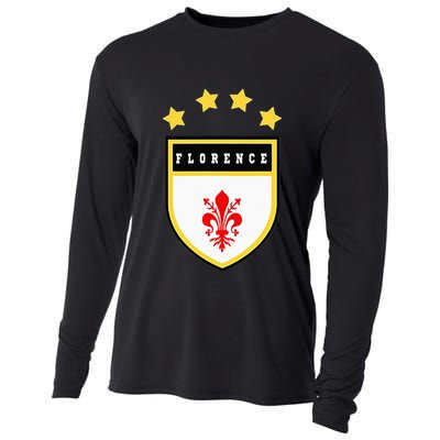 Florence Pocket Coat Of Arms National Pride Flag Cooling Performance Long Sleeve Crew