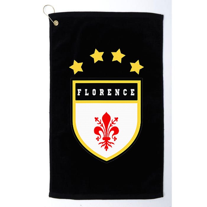 Florence Pocket Coat Of Arms National Pride Flag Golf Towel
