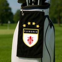 Florence Pocket Coat Of Arms National Pride Flag Golf Towel