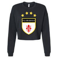 Florence Pocket Coat Of Arms National Pride Flag Cropped Pullover Crew