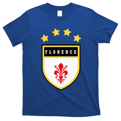 Florence Pocket Coat Of Arms National Pride Flag T-Shirt