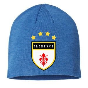 Florence Pocket Coat Of Arms National Pride Flag Sustainable Beanie