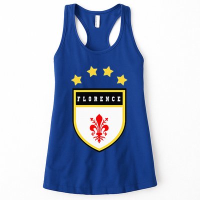 Florence Pocket Coat Of Arms National Pride Flag Womens Tank Top