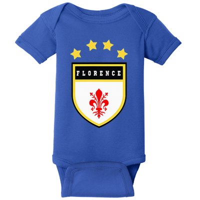 Florence Pocket Coat Of Arms National Pride Flag Baby Bodysuit