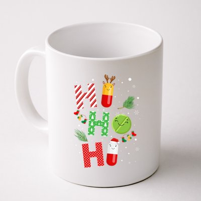 Funny Pharmacist Christmas Ho Ho Ho Pharmacy Technician Tech Gift Coffee Mug