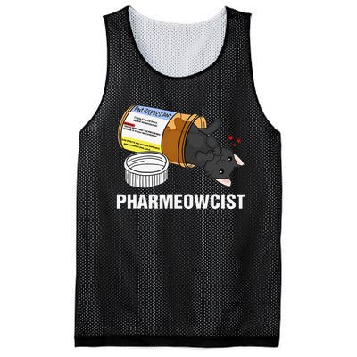 Funny Pharmacist Cat Pharmacy Cute Cat For Cat Lovers Mesh Reversible Basketball Jersey Tank