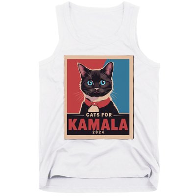 Funny Political Cats For Kamala Tank Top