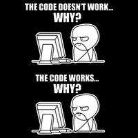 Funny Programmer Code Works Why Meme Tee Toddler T-Shirt